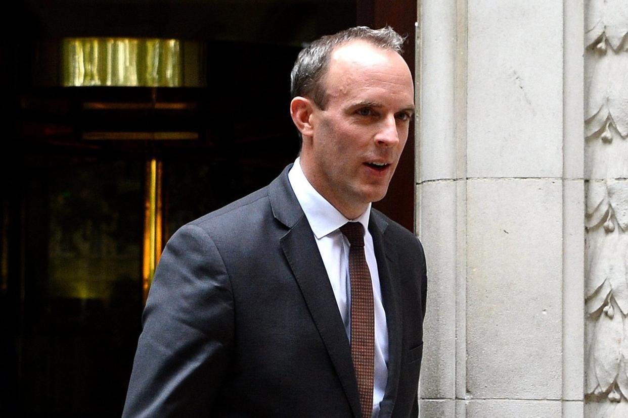 Brexit Secretary Dominic Raab has accused EU leaders of putting "the handbrake" on negotiations at the Salzburg this weekend: PA