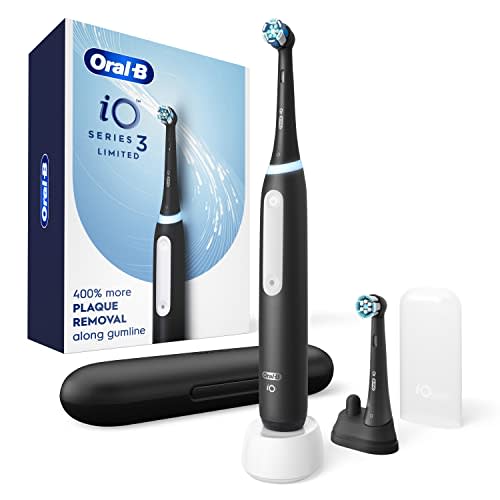 Oral-B iO Series 3 Limited Electric Toothbrush with (2) Brush Heads, Rechargeable, Black (Oral-B / Oral-B)