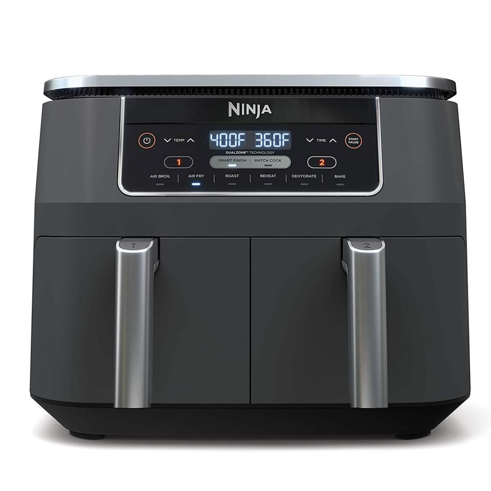 Ninja DZ201 Foodi 8 Quart 6-in-1 DualZone 2-Basket Air Fryer