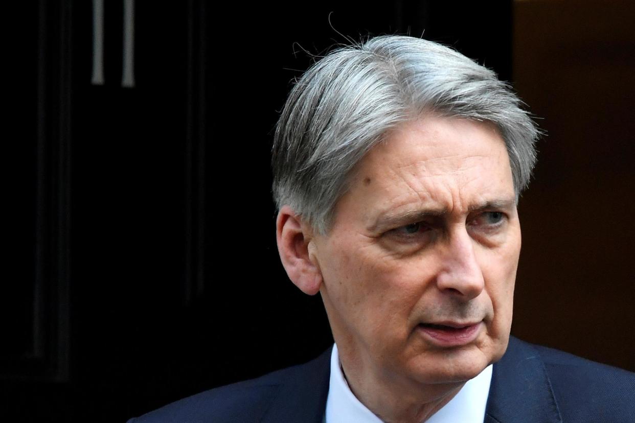 Hammond: The Chancellor of the Exchequer has been warned he faces a rebellion if a maximum stake is not imposed on slot machines: REUTERS