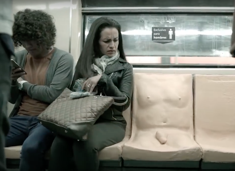 Mexico City installed a for-men-only “penis seat” on the subway for a powerful reason