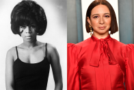 <p>Comedic actress Maya Rudolph grew up in the spotlight, as her mother was Minnie Riperton. The beloved singer was best known for her "whistle register" that was prominently featured in the iconic song, "Lovin' You."</p>