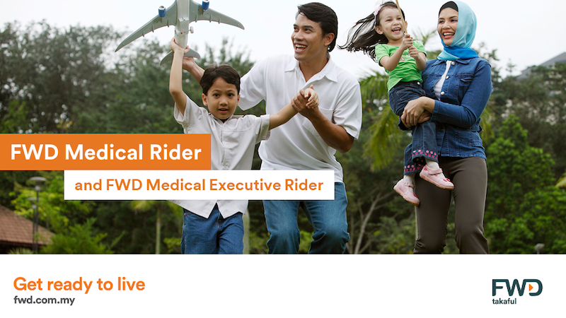 FWD Medical Rider and FWD Medical Executive Rider — a comprehensive and flexible medical coverage with smart benefits. — Picture courtesy of FWD Takaful