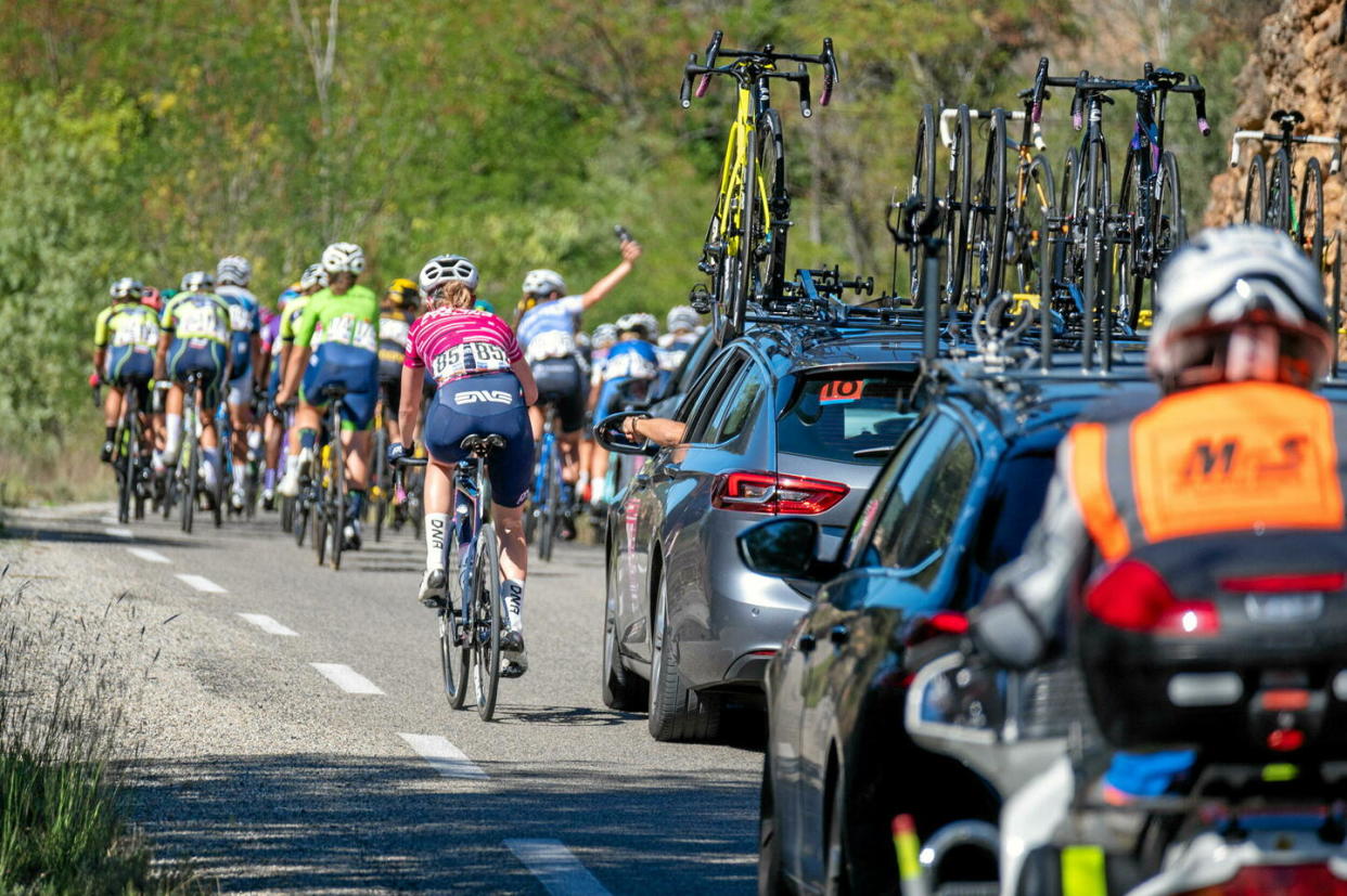 Le Tour de France féminin a débuté dimanche 23 juillet, quand arrivait celui des hommes à Paris.   - Credit:FLORIAN FRISON / Florian Frison / DPPI via AFP