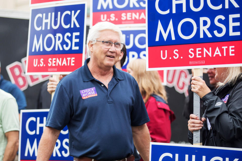 New Hampshire Senate Candidate Chuck Morse Campaigns On The State's Primary Election Day (Scott Eisen / Getty Images)