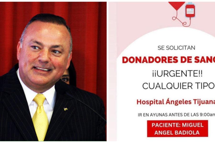 Miguel Ángel Badiola agradece la solidaridad de los bajacalifornianos en apoyo a la salud de su hijo