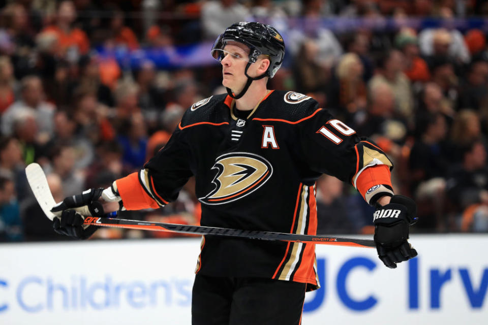 Corey Perry was bought out by the Anaheim Ducks on Wednesday, signalling the end of a 14-year era. (Getty)