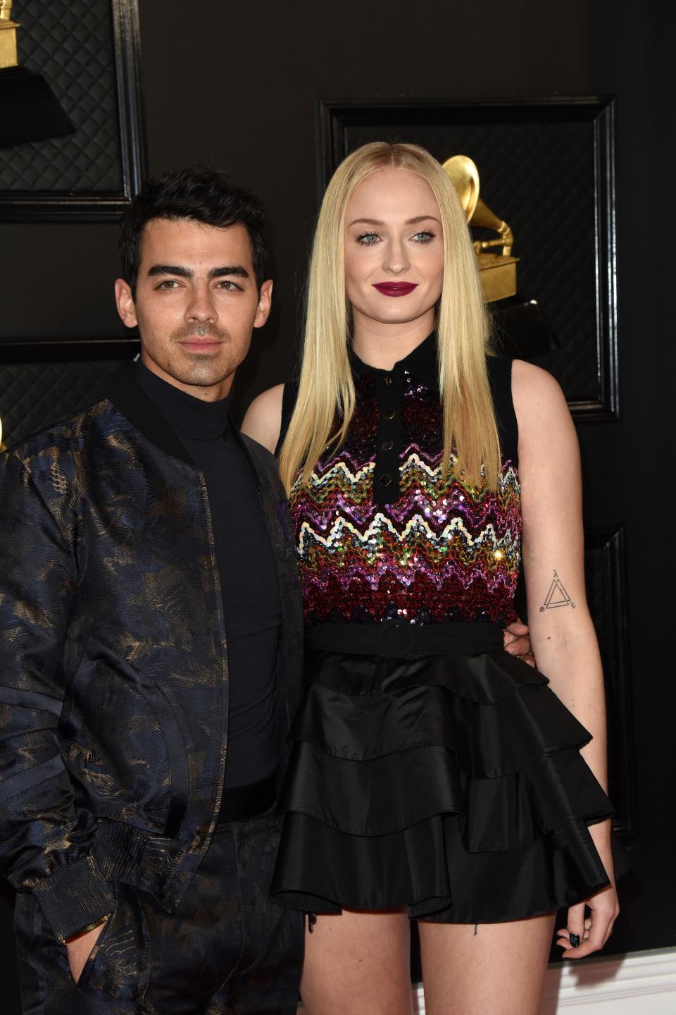 Joe Jonas, Sophie Turner at arrivals for 62nd Annual Grammy Awards - Arrivals 3, STAPLES Center, Los Angeles, CA January 26, 2020. Photo By: Priscilla Grant/Everett Collection