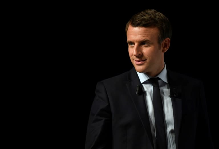 Polls show Emmanuel Macron winning by about 20 points