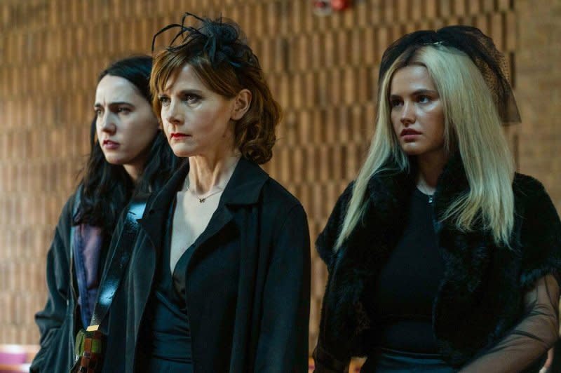 Left to right, Kat Sadler, Louise Brealey and Lizzie Davidson star in "Such Brave Girls." Photo courtesy of Hulu