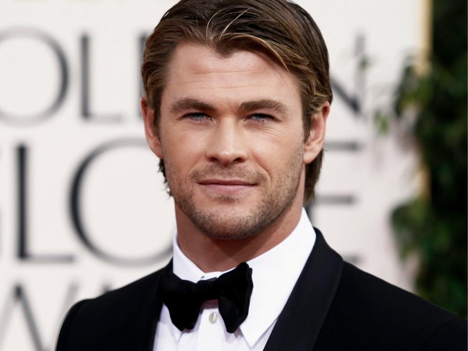 chris hemsworth 2011 golden globes