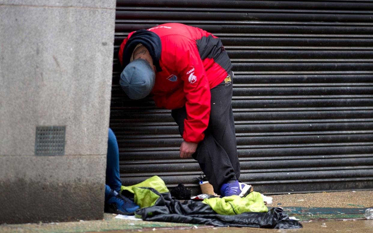 The drug Spice has been blamed for turning Manchester's homeless people into 'the walking dead'.  - Manchester Evening News
