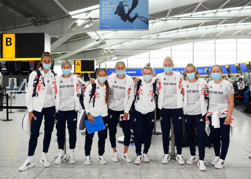 Team GB on their way.