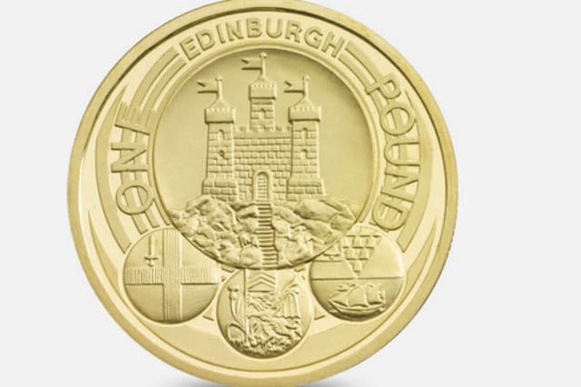 Edinburgh City £1 coin