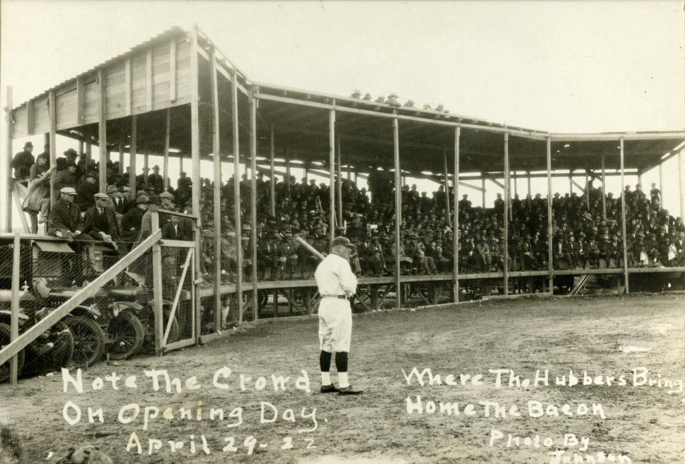 Merrill Park, on the outskirts of Lubbock, was the site of the Hubbers first game, on April 29, 1922.