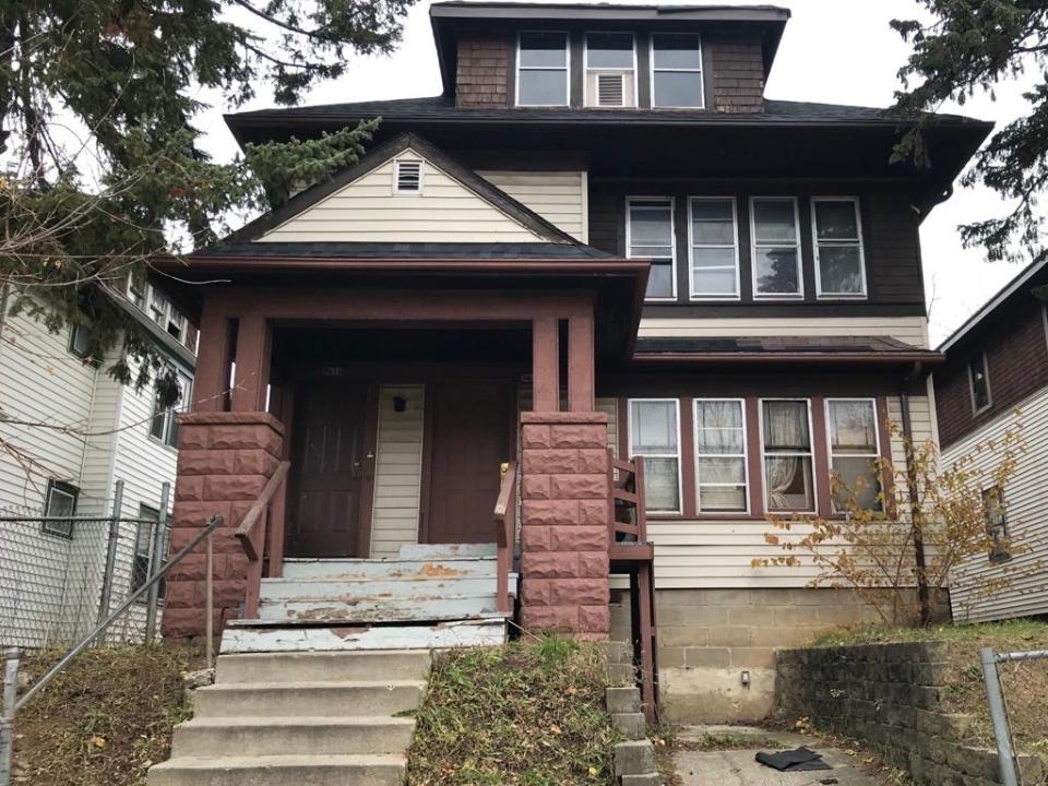 The home rented by the Harrises in the 3400 block of Vel R. Phillips Ave., had multiple problems when they lived there. They were evicted after withholding rent when the problems went unaddressed.