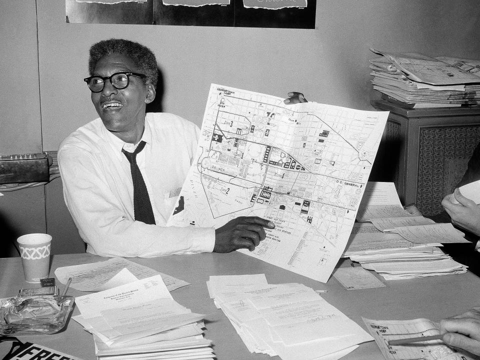 Bayard Rustin planning March on Washington