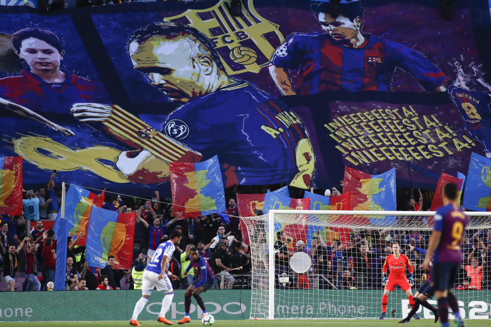 Alle Augen waren auf Iniesta gerichtet, der von Trainer Valverde in der zweiten Halbzeit ausgewechselt wurde. (Bild: Getty Images)