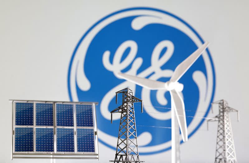 FILE PHOTO: Illustration shows General Electric logo