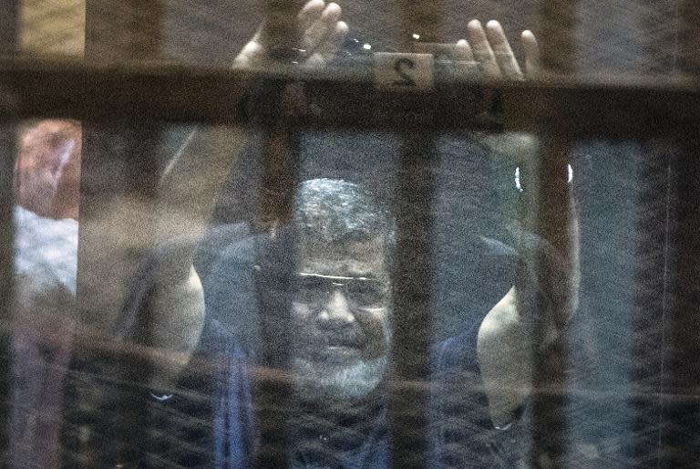 Egypt's deposed president Mohamed Morsi was sentenced to death during a previous court appearance on May 16, 2015