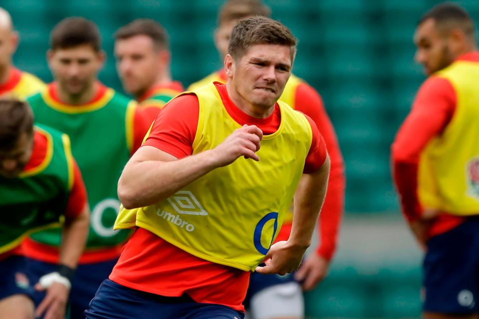 Owen Farrell used his five-week ban to reflect on himself after being sent off for a high tackle (Getty)