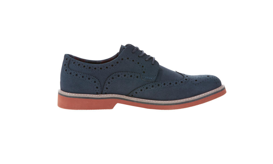 <p>Men’s Wingtip Shoe, $26, <a rel="nofollow noopener" href="https://www.walmart.com/ip/George-Men-s-Wingtip-Shoe/649439762" target="_blank" data-ylk="slk:walmart.com;elm:context_link;itc:0;sec:content-canvas" class="link ">walmart.com</a> </p>