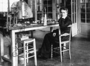 <p>The first woman to receive a Nobel Prize, Curie (a Polish physicist), conducted pioneering research on radioactivity.</p>