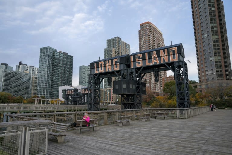 A view of the waterfront of Long Island City -- which is just across the East River from Manhattan