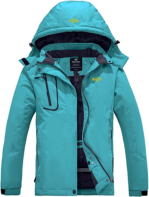 Wantdo Women's Waterproof Ski Jacket