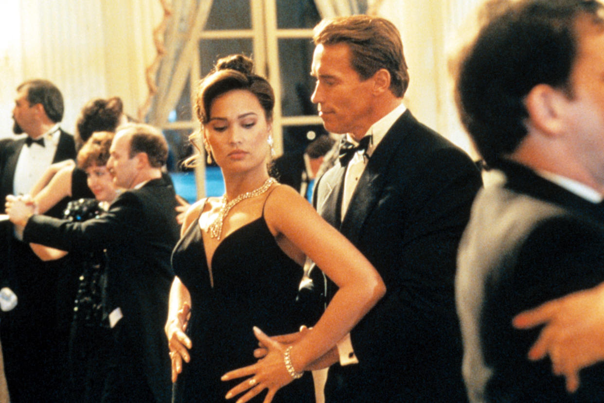 Tia Carrere and Arnold Schwarzenegger dance the tango in James Cameron's 1994 blockbuster, True Lies. (Photo: 20th Century Fox Film Corp./Courtesy Everett Collection)