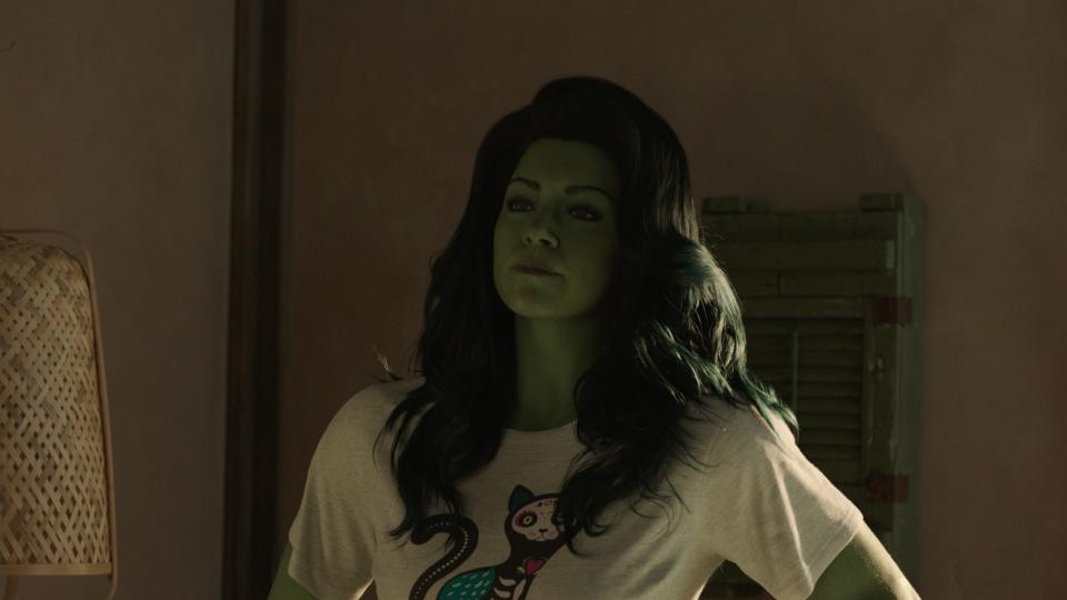 Tatiana Maslany in She-Hulk: Attorney at Law<span class="copyright">Courtesy of Marvel Studios</span>