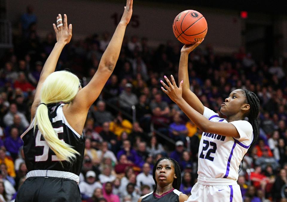 Johnston's Aaliyah Riley led her team in assists last season en route to a state title.