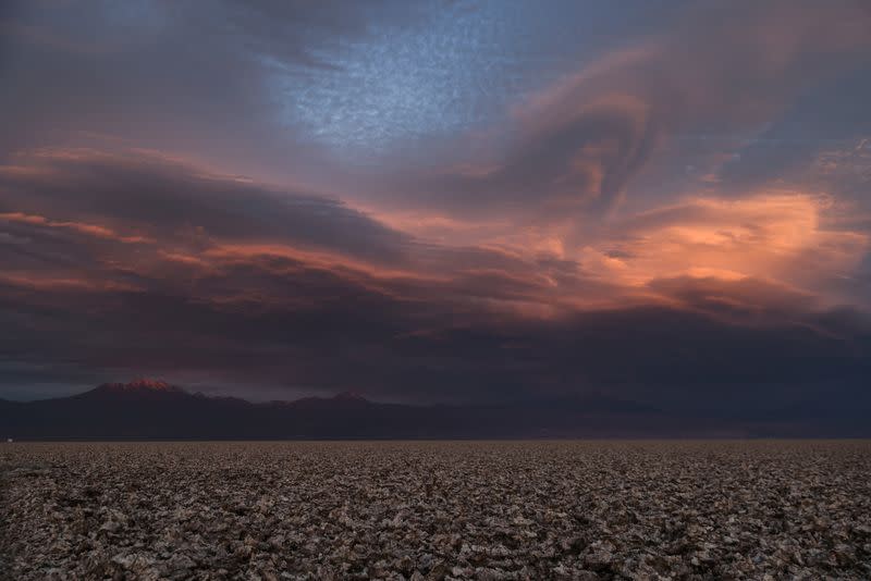 Atacama salt flat in Antofagasta region, Chile