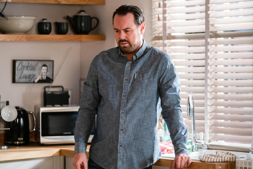 Mick Carter (DANNY DYER) in EastEnders. (BBC - Photographer: Jack Barnes)