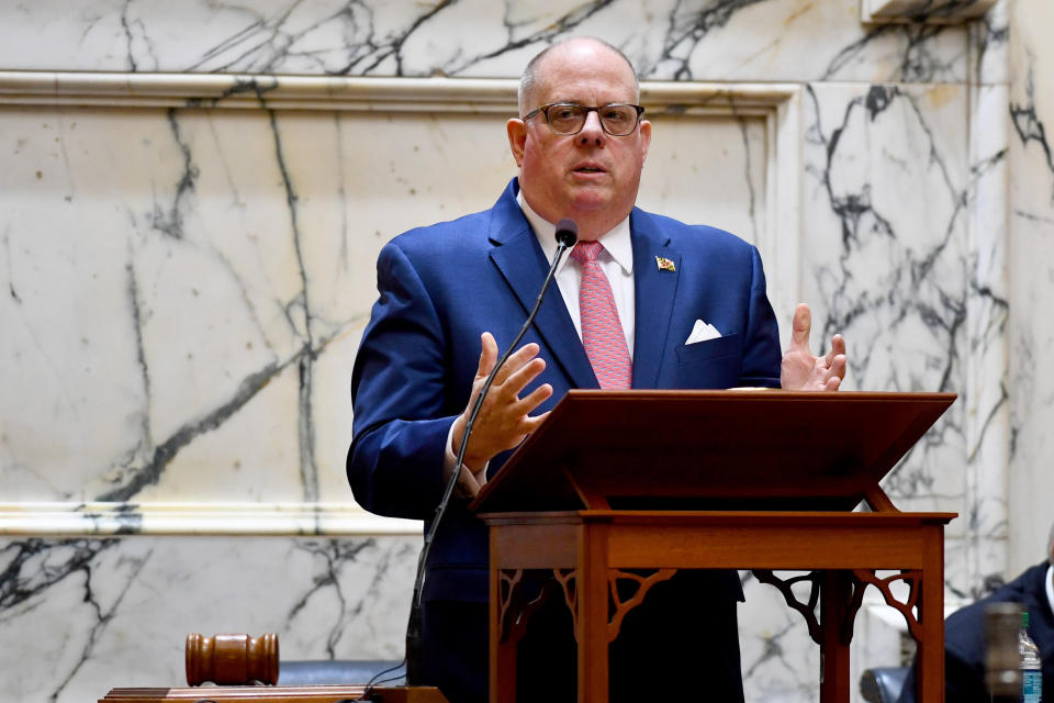 Gov. Larry Hogan is the rare Republican elected to a statewide office in heavily&nbsp;Democratic Maryland. (Photo: The Washington Post via Getty Images)