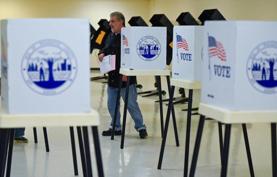 A Kansas City, Kansas, polling station.