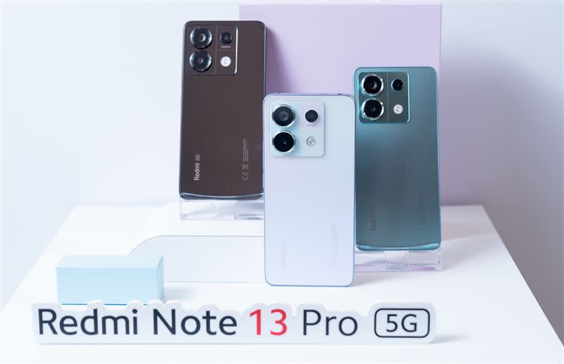 超值全能機Redmi Note 13 Pro 5G。（圖／小米台灣提供）