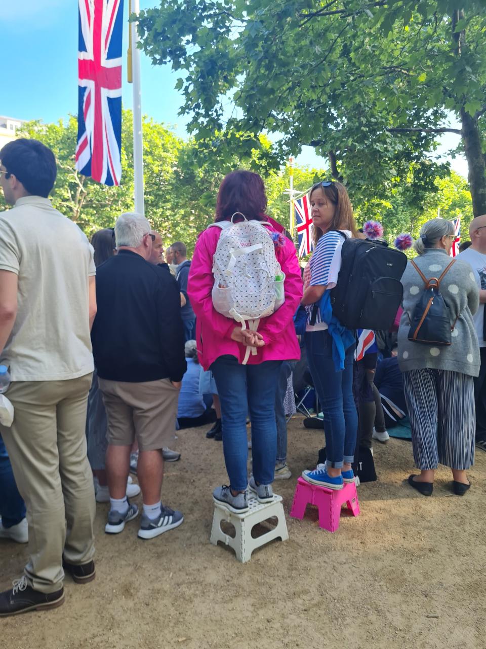 trooping the colour crowds