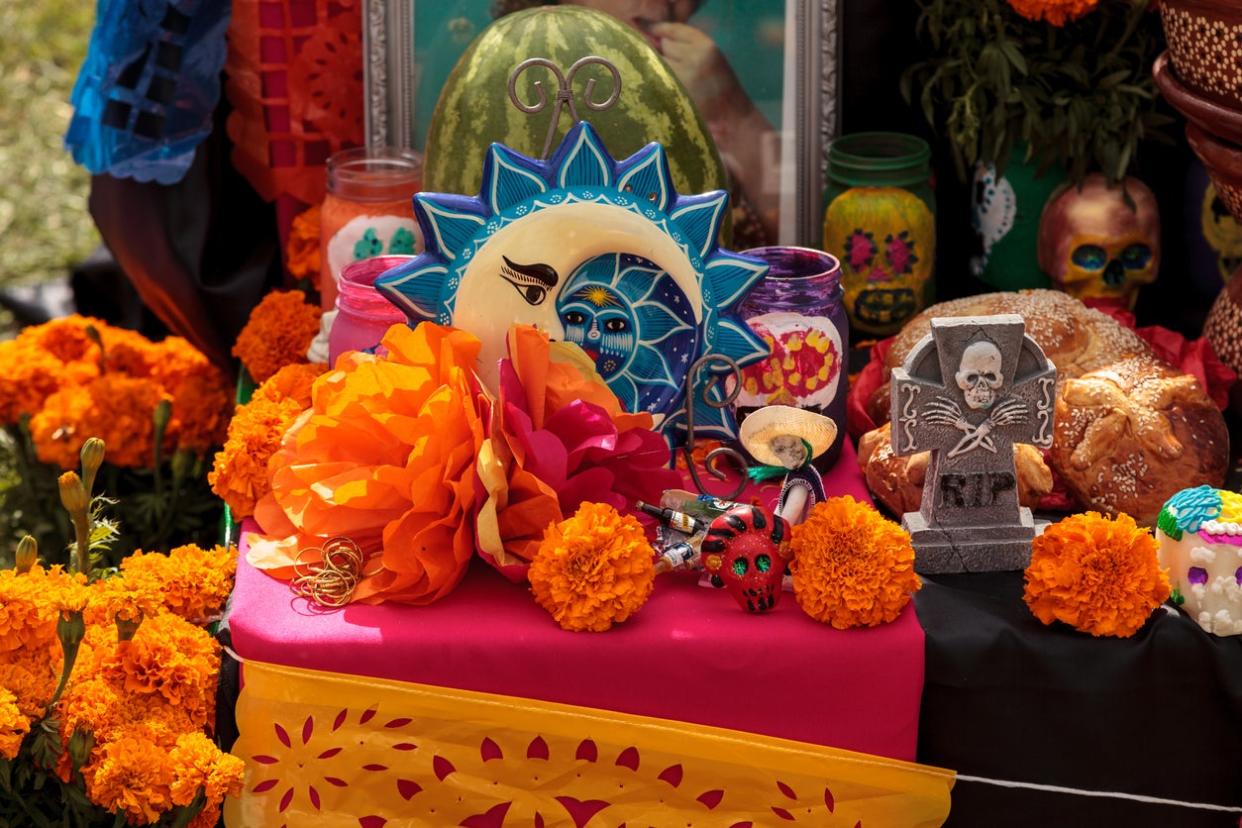 Day of the Dead ‘ofrenda’, a traditional display of objects honouring those passed (Getty Images)