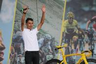 Tour de France winner Egan Bernal receives hero's welcome at home