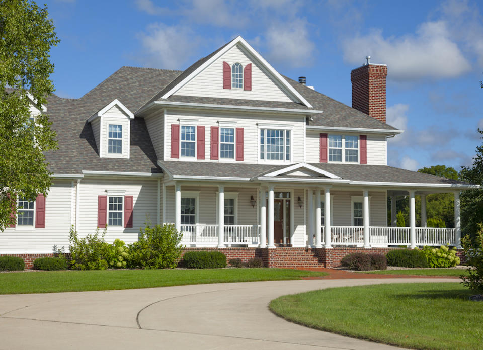 <body> <p>Shutters are a stately presence on a home's facade, but they’re not necessarily just about looks. Functioning shutters, when closed, provide privacy and help insulate the house, keeping it cooler in summer and warmer in winter. Even if you opt for purely decorative shutters, eschew the cheap-looking vinyl variety. Make sure the shutters are the right size and shape for your windows, and for authenticity mount them to the window casings, not directly on the house.</p> <p><strong>Related: <a rel="nofollow noopener" href=" http://www.bobvila.com/slideshow/no-fail-exterior-paint-colors-48877?#.V40mcpMrKRs?bv=yahoo" target="_blank" data-ylk="slk:7 No-Fail Exterior Paint Colors;elm:context_link;itc:0;sec:content-canvas" class="link ">7 No-Fail Exterior Paint Colors</a> </strong> </p> </body>