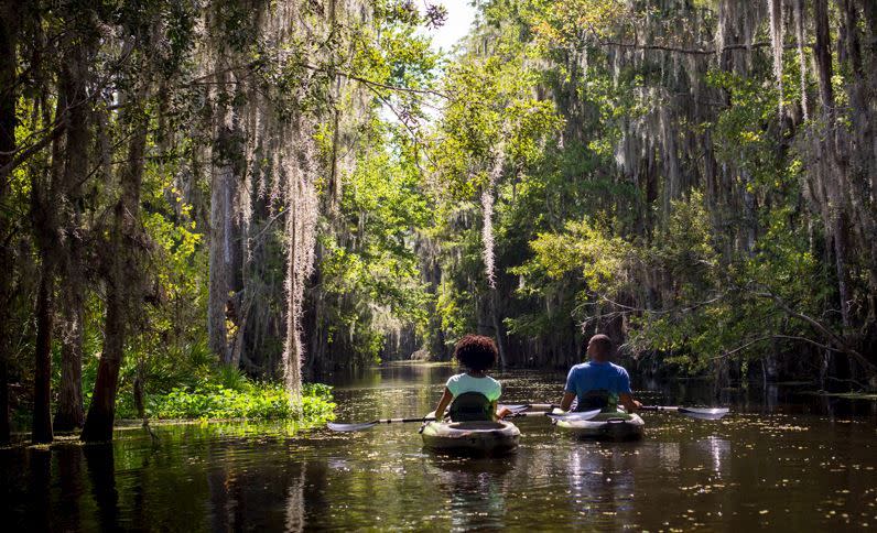 eco tour in grande lakes orlando, good housekeeping's pick for best family vacation destinations