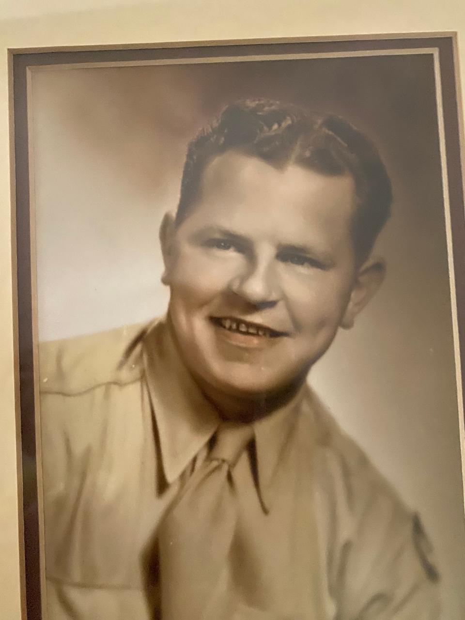 Lenny Voss, pictured here sometime between 1943 and 1946 while serving in the US Army. Voss recently turned 100 years old and will be taking a Space Coast Honor Flight this weekend.