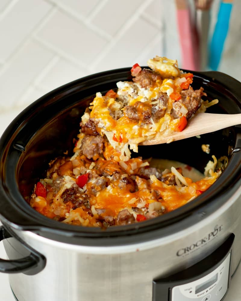 Slow Cooker Hash Brown Casserole