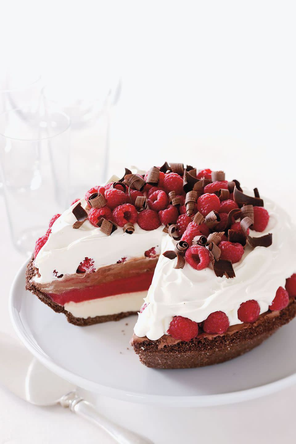 Chocolate-Raspberry Ice Cream Pie