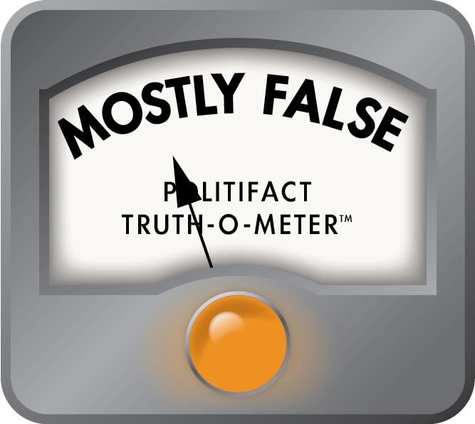 PolitiFact Truth-o-meter: Mostly False