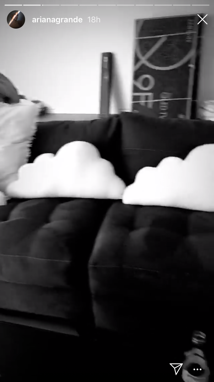 Cloud pillows of Ariana Grande