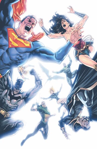 The main cover for Justice League #75.