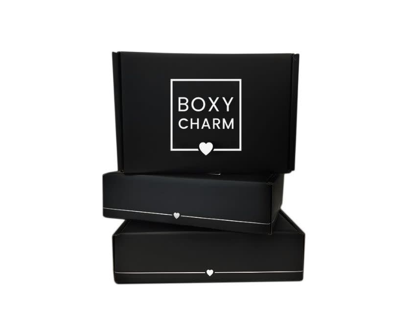 <p><a href="https://www.boxycharm.com/?sid=BB_Google-Branded_Web_New_US_NonBrnd&cid=ad_353613319394_keyword_boxy+charm_000000_20200301&gclid=Cj0KCQjw5PGFBhC2ARIsAIFIMNdQJLJ0yOXa1OUGzOuZHjqPNA5pDxhdvHOv7Tk2hppAkFfOjImTpvgaAo2vEALw_wcB" rel="nofollow noopener" target="_blank" data-ylk="slk:Shop Now;elm:context_link;itc:0;sec:content-canvas" class="link ">Shop Now</a></p><p>Beauty Faves Box</p><p>boxycharm.com</p><p>$28.00</p>