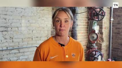Lady Vols basketball: Kim Caldwell talks about UT fans during Big Orange Caravan in Nashville